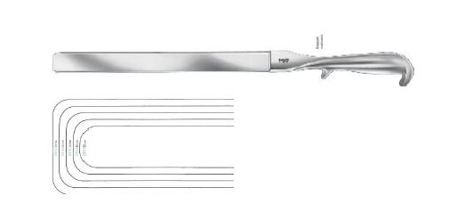 АБДОМІНАЛ. РЕТРАКТОР КУППЕР ПЛАСТ. 410X30MM